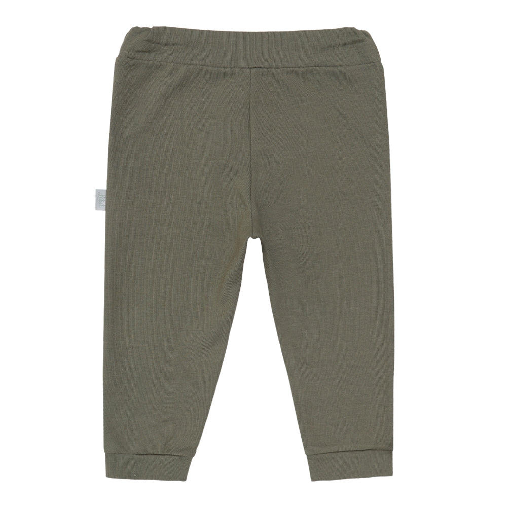 Calça De Meia Estação Em Malha Confortável Com Cós De Elástico E Cordão Letut - LT16631 - Image 7