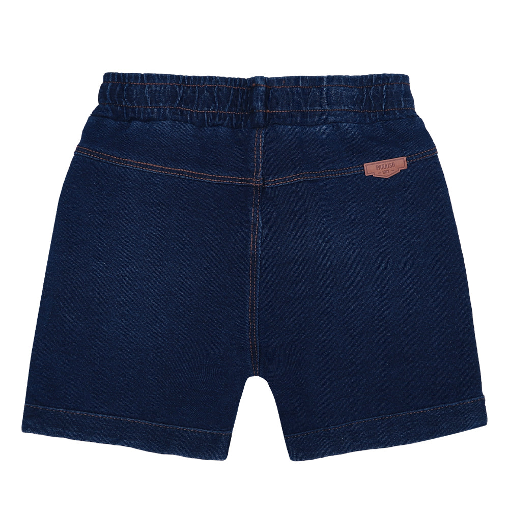 Shorts Jeans Paraiso Masculino com Cordão 17053 - Image 5