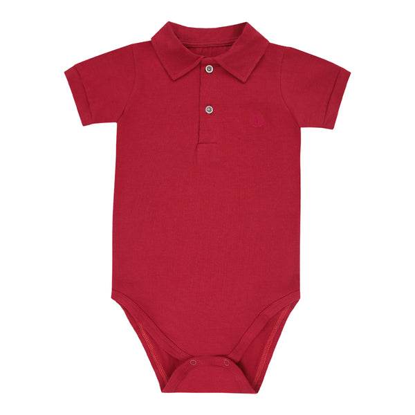 Body Meia Manga Polo Paraiso Conforto Casual Infantil Verão 2026