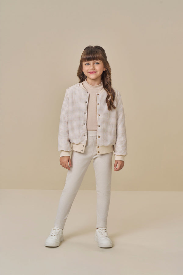 Jaqueta Dupla Face Pelo Texturizado Paraiso Kids Inverno Feminina