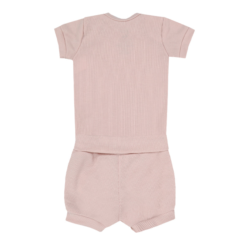 Letut Conjunto Curto Linha Amamentação com Body em Ribana Manga Curta e Shorts com Cós Conforto — Leveza para os Primeiros Dias - Image 5