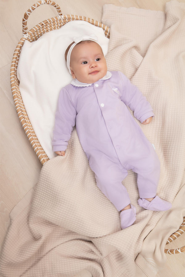 Macacão Longo Feminino Malha Modal Brush Térmica com Laço Letut LT17278