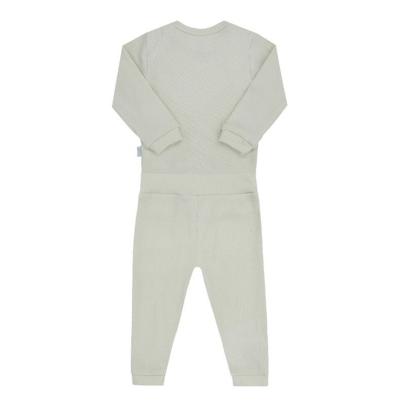 Conjunto Linha Amamentação com Body, Calça em Malha Canelada Letut - Image 5