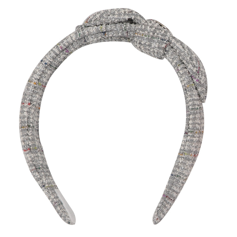 Arco para Cabelo Feminino em Tecido Mesclado com Laço Paraiso - Image 5