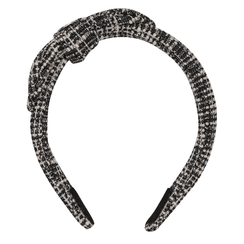 Arco para Cabelo Feminino em Tecido Mesclado com Laço Paraiso - Image 8