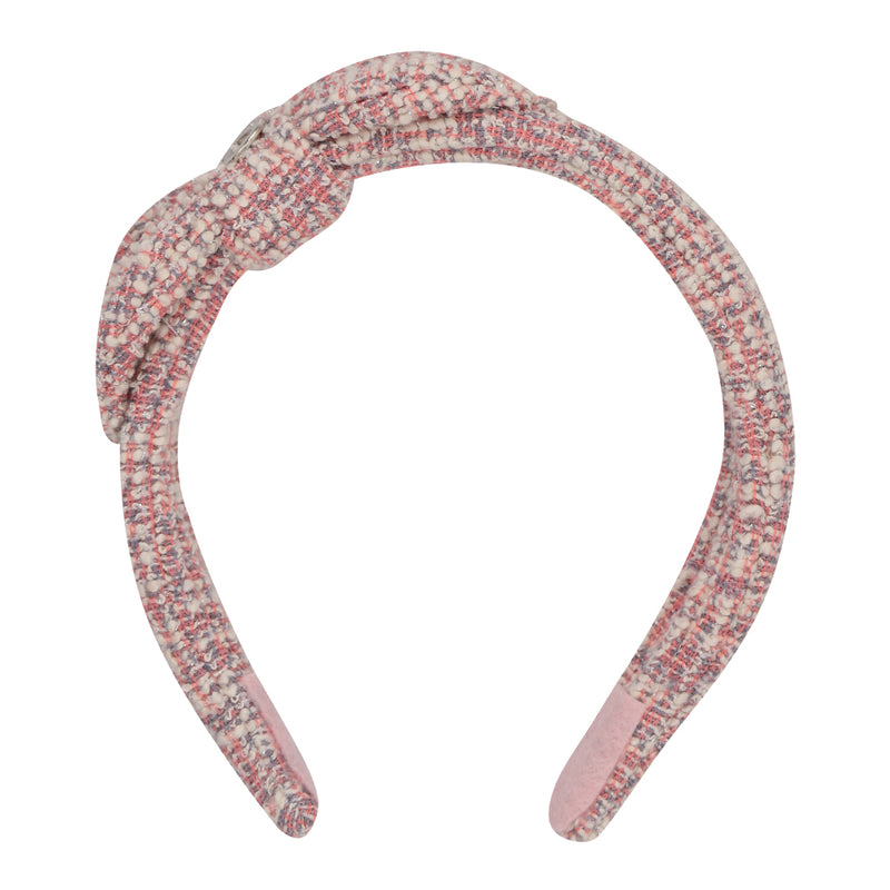Arco para Cabelo Feminino em Tecido Mesclado com Laço Paraiso - Image 2