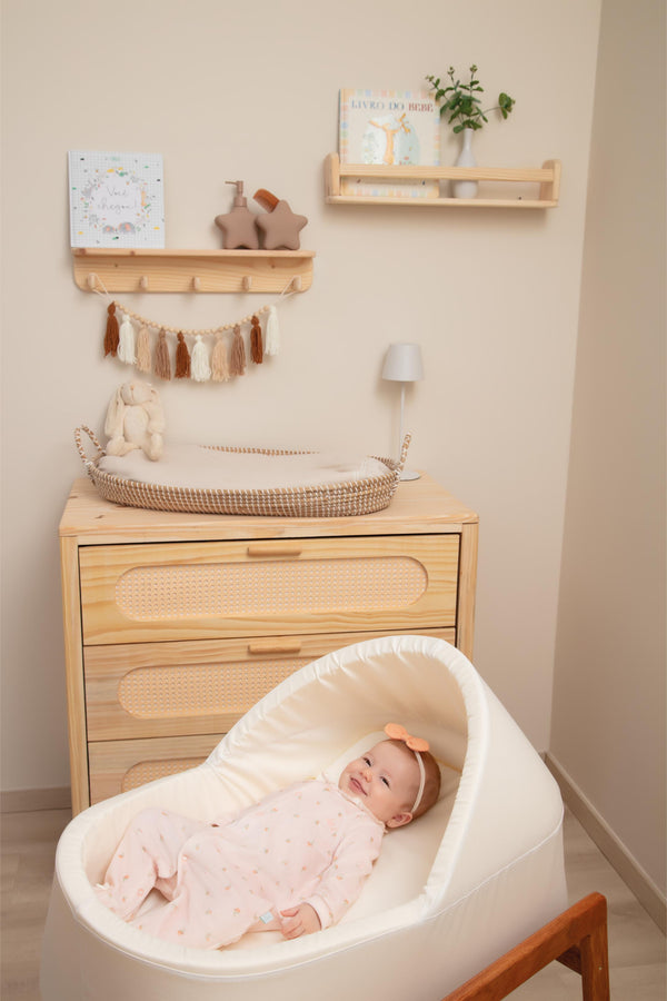 Macacão Longo Feminino Plush Estampado com Babadinho e Laço Letut