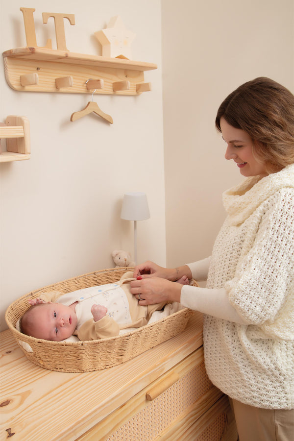 Macacão Longo Masculino Plush Liso Bordado Coelhinhos Letut