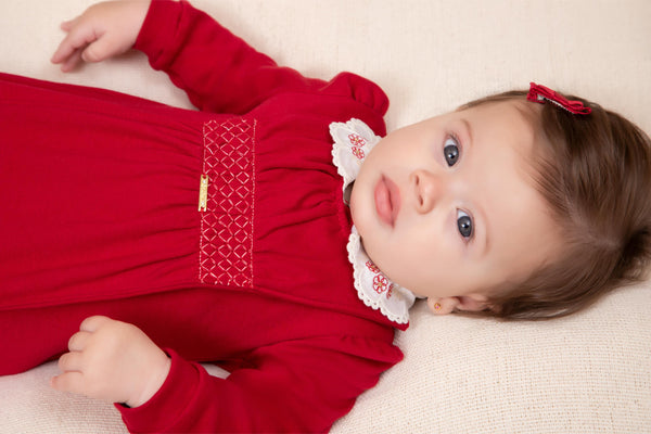 Macacão Longo Suedine Bordado Franzido Peitinho Paraiso