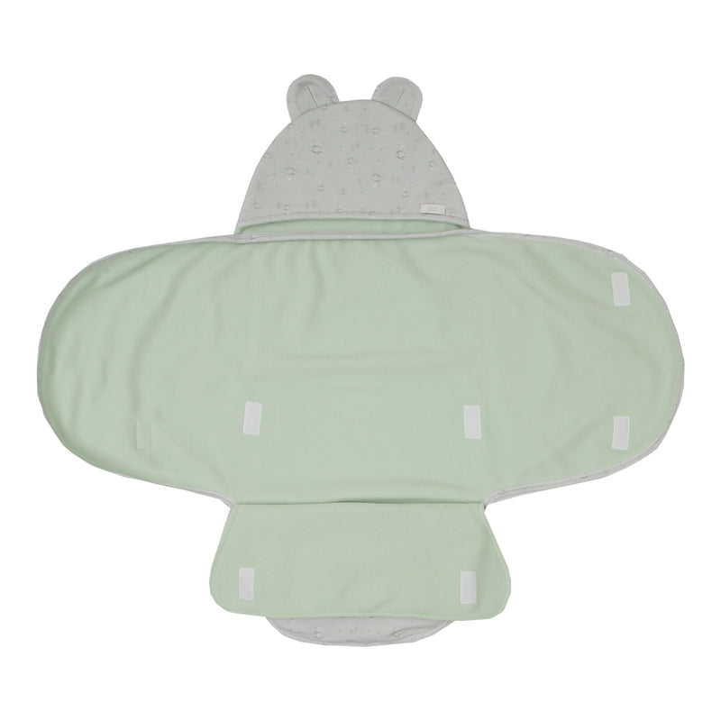 Saco de Dormir com Touca de Orelhinha em Malha Estampada Forrado em Microsoft Térmico Letut - Image 5