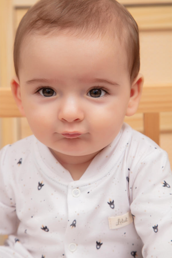 Macacão Longo Masculino em Malha Estampada Leve Letut