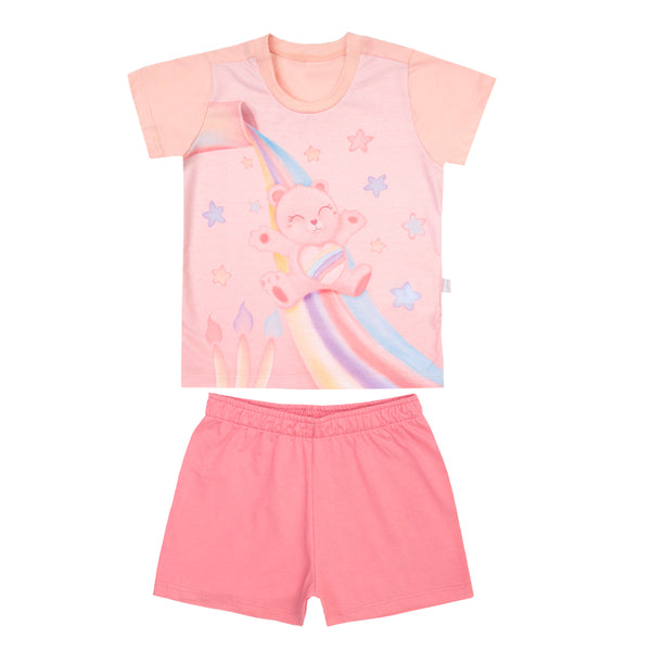 Conjunto Pijama Verão Feminino Em Malha Lisa Le Bhua