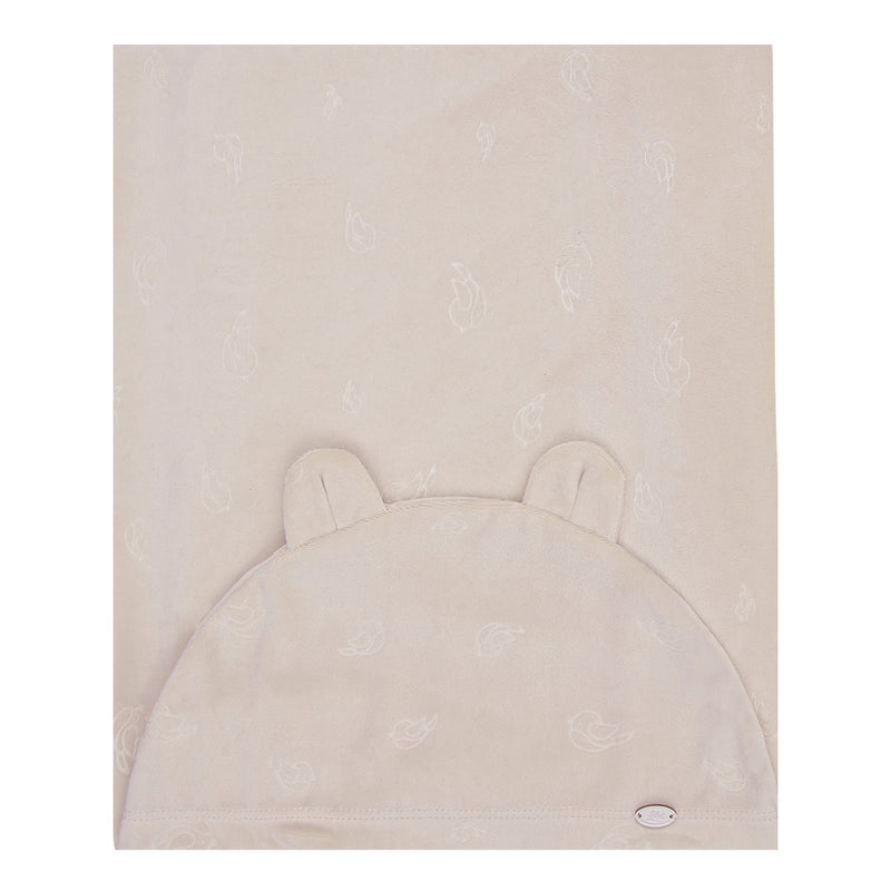 Letut Manta Bebê Unissex em Plush Jacquard com Capuz de Orelhinhas — Fofura que Aquece o Coração - Image 8