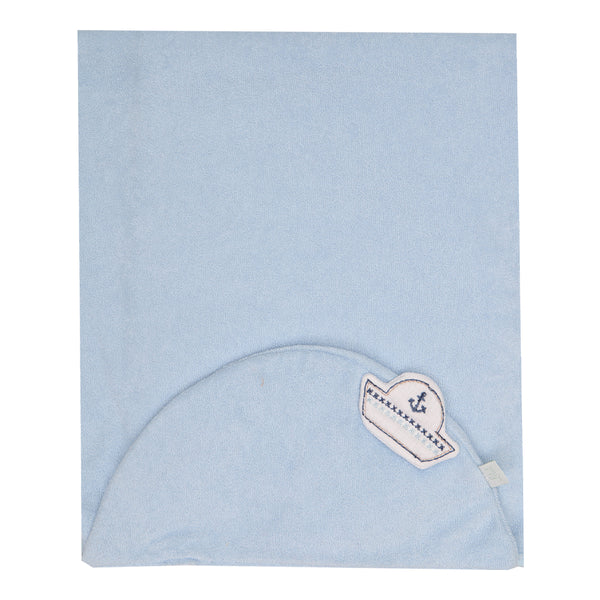 Toalha De Banho Felpada Com Capuz E Bordado Patch Letut - LT16639