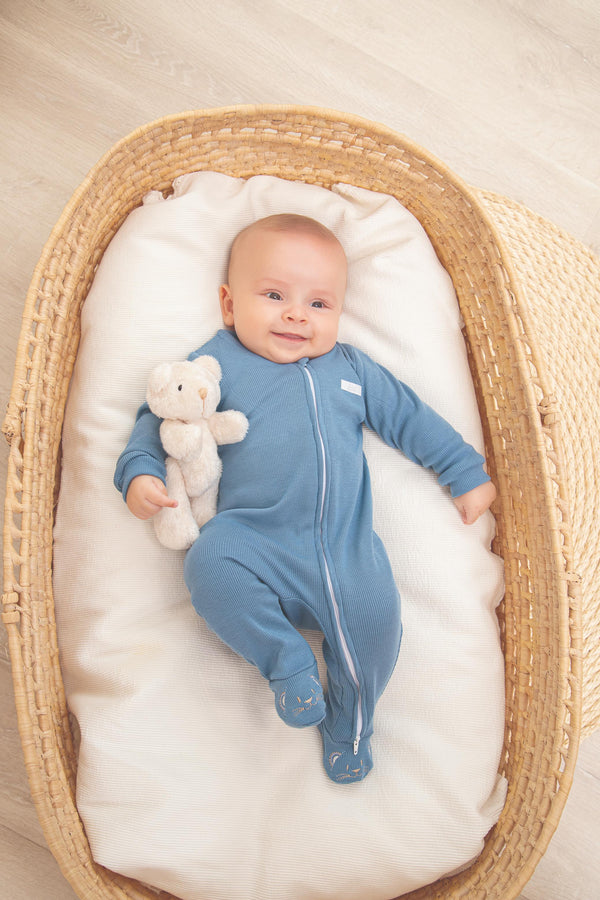 Kit Presente Macacão e Body Ribana Canelada Color Amamentação Letut