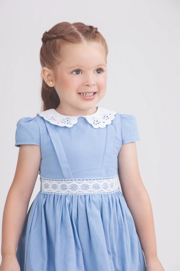 Vestido Kids Verão Em Tecido Triton Paraiso
