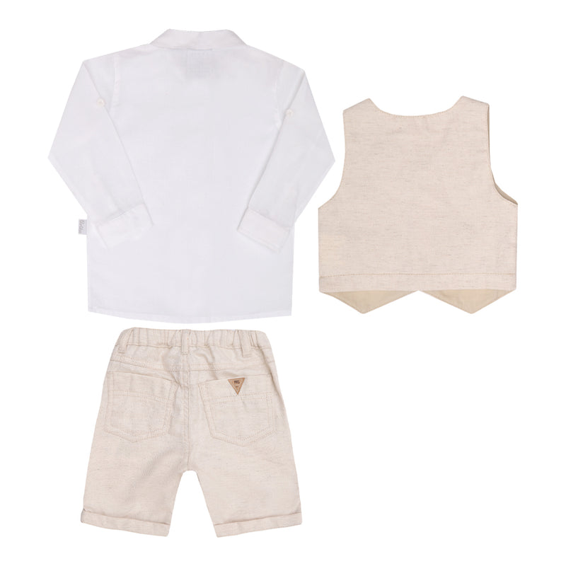 Conjunto Verão Masculino Com Colete, Shorts e Camisa Paraiso - Image 5