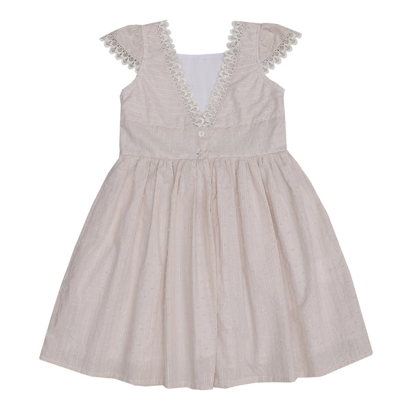 Vestido Kids Verão Em Tecido Trabalhado Com Lurex Paraiso 17111