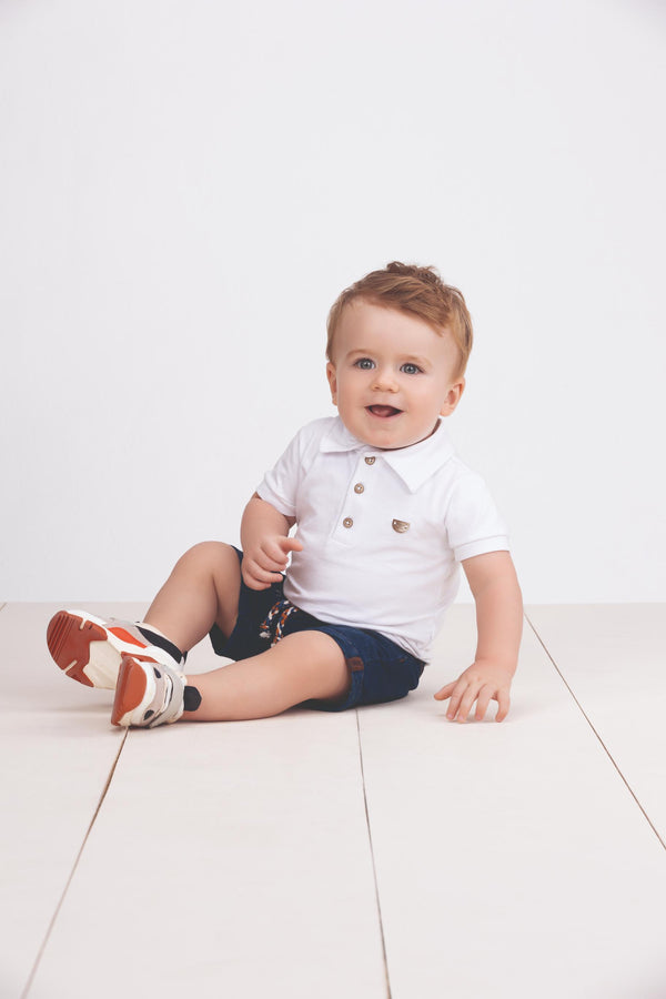 Camiseta Polo Em Malha Conforto Paraiso 17047