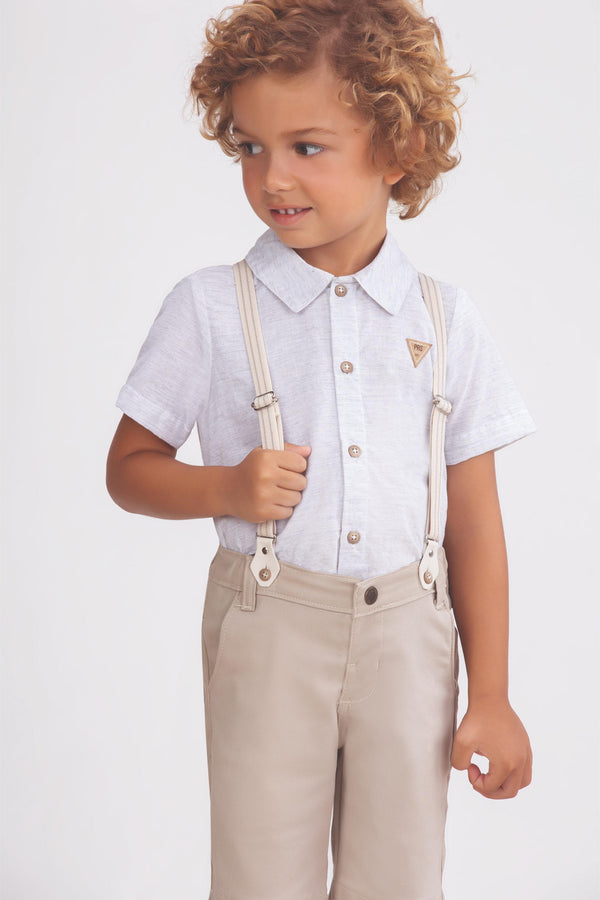 Conjunto Kids 1 Verão Masculino Com Shorts e Camiseta Paraiso 17085