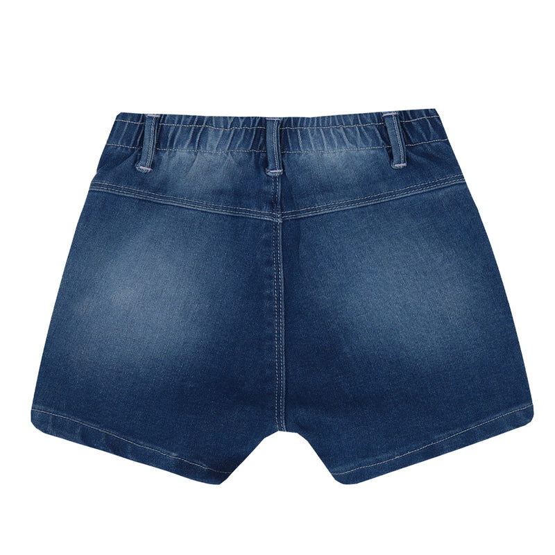 Paraíso Shorts Kids Menina Verão em Jeans Bi-Elástico — Leveza e Estilo para Explorar o Mundo - Image 5