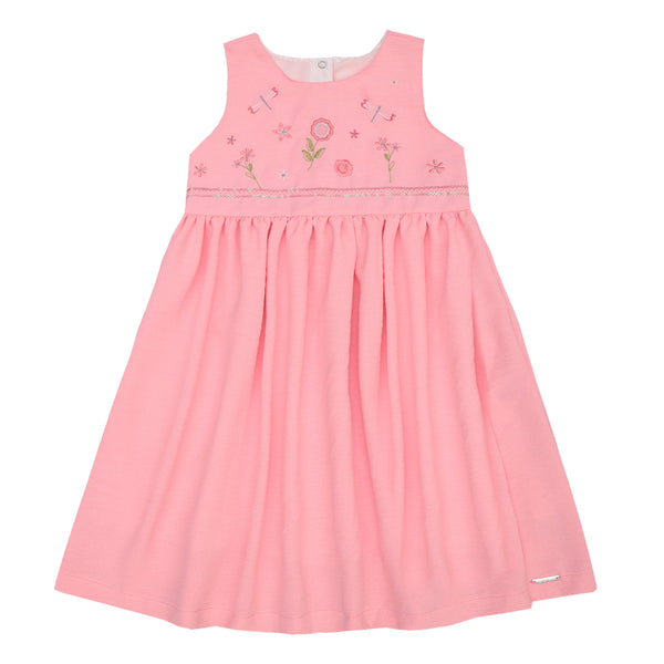 Vestido Verão Feminino em Tricoline Gostosinho com Peitinho Bordado Le Bhua LB16785