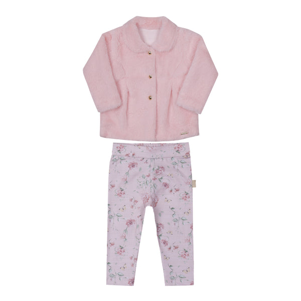 Conjunto Inverno Casaco Pelúcia e Calça Thermo Paraiso 16196