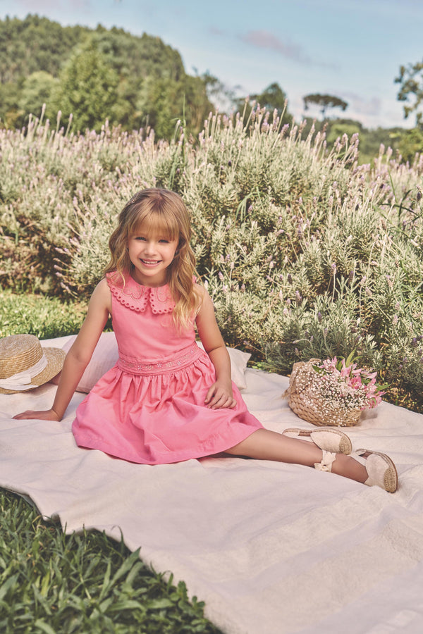 Vestido Kids Verão Em Tricoline Paraiso 17148