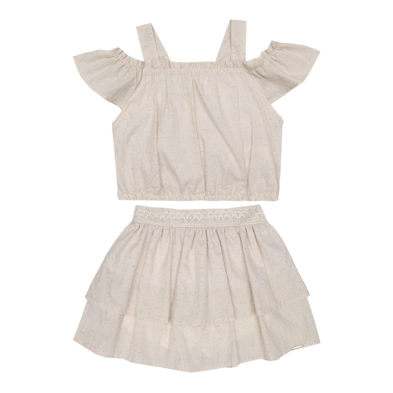 Paraíso Conjunto Kids Verão Feminino com Blusa e Saia — Movimento e Leveza para os Dias Mais Quentes - Image 5