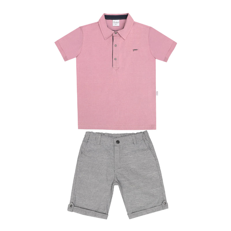 Paraíso Conjunto Kids Menino Verão Camiseta e Shorts — Leveza e Estilo para Aventuras ao Sol - Image 2