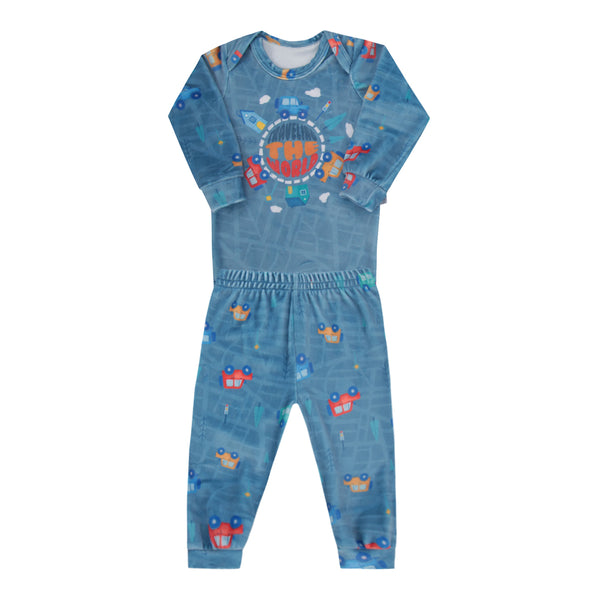 Conjunto Linha Home em Plush Estampado Super Confortável e Quentinho Le Bhua
