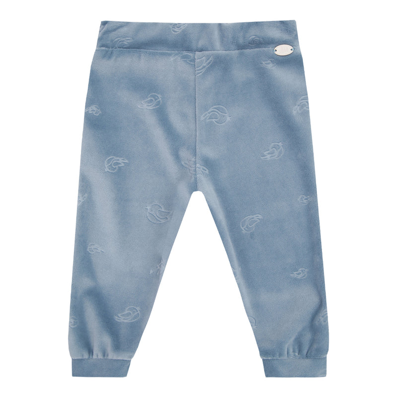 Letut Calça Bebê em Plush Jacquard Aveludado com Cós Elástico - LT17405 - Image 5