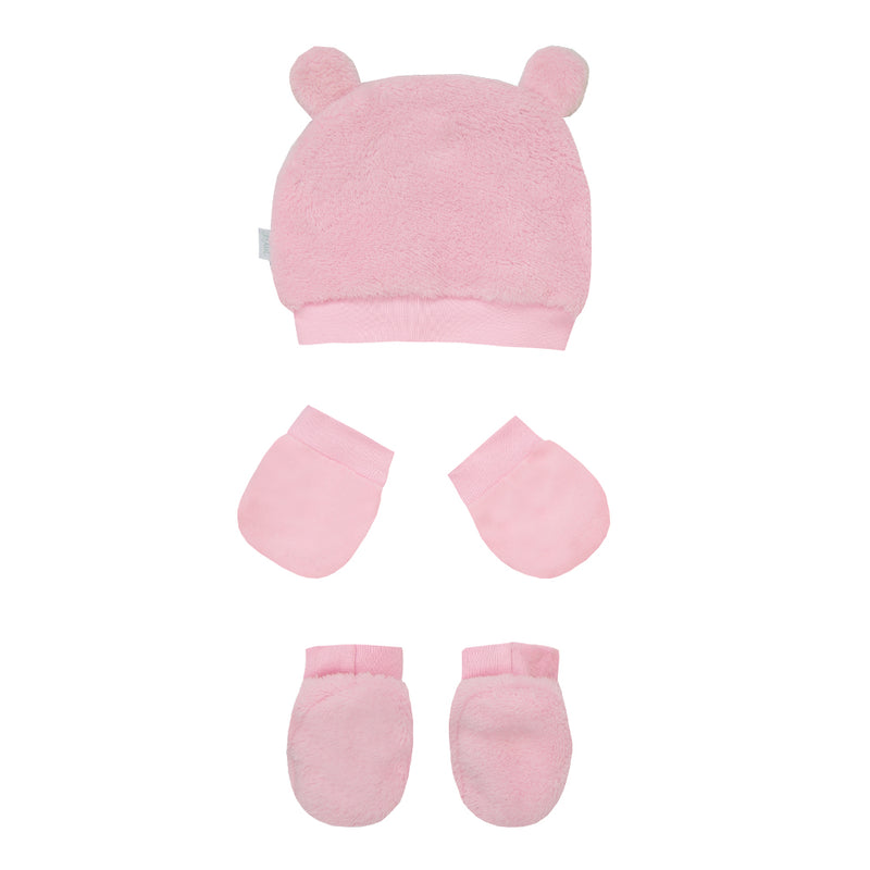 Kit Presente 3 Peças com Touca de Orelhinhas, Sapatinhos em Pelo e Luvas em Plush Aveludado Letut LT17383 - Image 8
