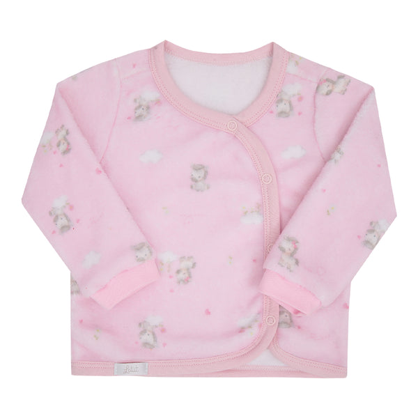 Casaco Avulso Unissex em Pelo Estampado com Abertura Lateral Letut LT17411