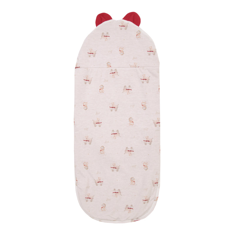 Saco de Dormir com Touca de Orelhinha em Malha Estampada Forrado em Microsoft Térmico Letut - Image 8