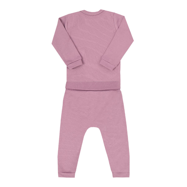 Conjunto Longo Amamentação Letut com Body Manga Longa e Cós Conforto