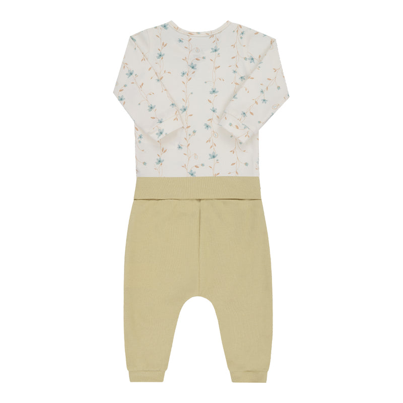 Letut Conjunto com Body Estampado e Calça com Cós Conforto Dobrável — Praticidade que a Mamãe Ama - Image 5