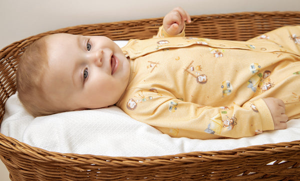 Macacão Longo Bebê em Malha Conforto Estampada com Etiqueta Personalizada Letut