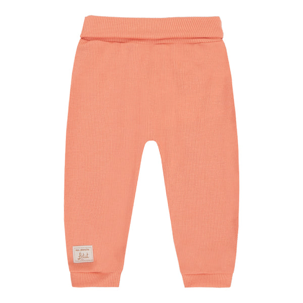 Calça Avulsa Bebê Linha Amamentação em Malha Ribana com Cós Conforto Letut