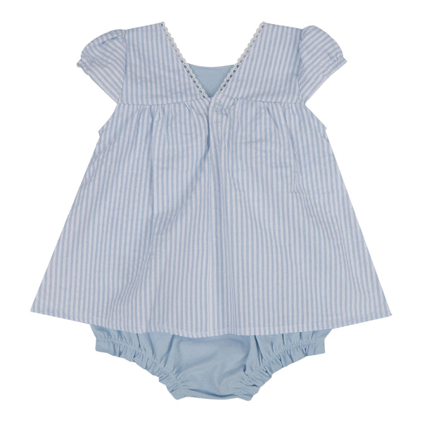 Macacão Curto em Tecido Anarruga com Broderie, Decote V Rendado e Shorts Embutido Confortável Paraiso