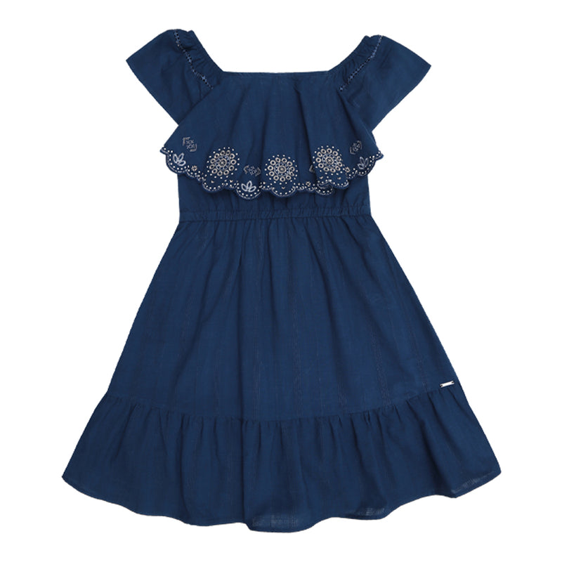 Vestido Kids Verão Em Maquinetado Premium Paraiso 17164 - Image 5