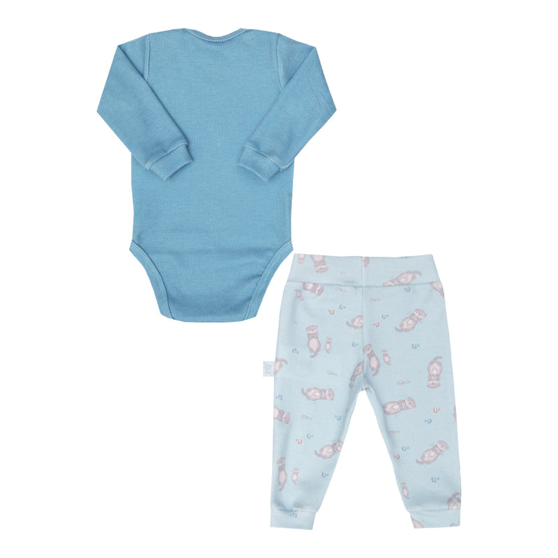 Conjunto Longo em Ribana Estampada Super Confortável Letut - Image 8