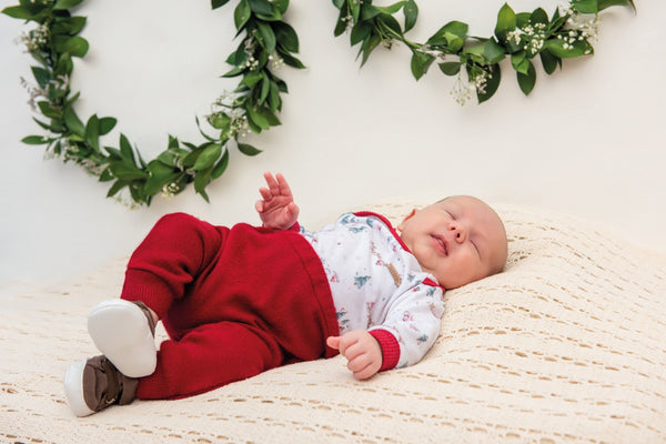 Conjunto Baby Longo Linha Presentes com Body e Calça + Saquinho Tule Paraiso