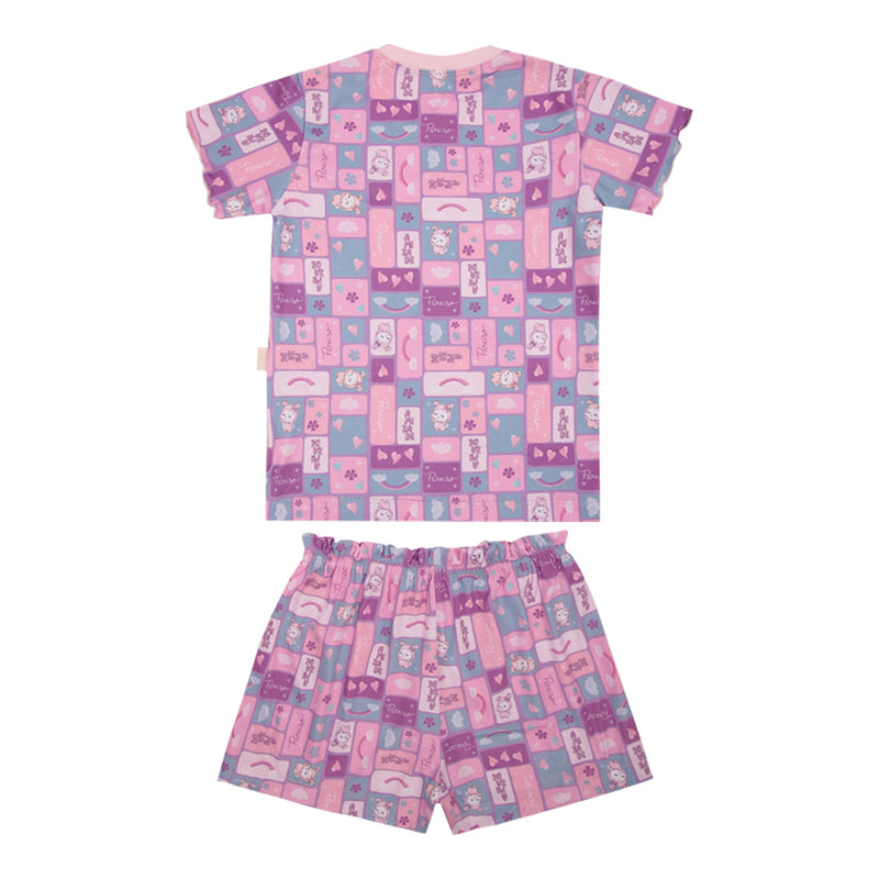 Conjunto Home Paraiso Infantil Feminino Frufru Manga e Cós Clochard - 18910 - Image 5