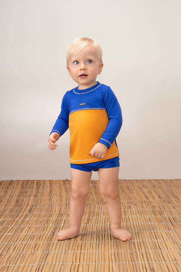 Conjunto Praia Masculino Paraiso UV 50+ Manga Longa Superconfortável Verão Paraiso