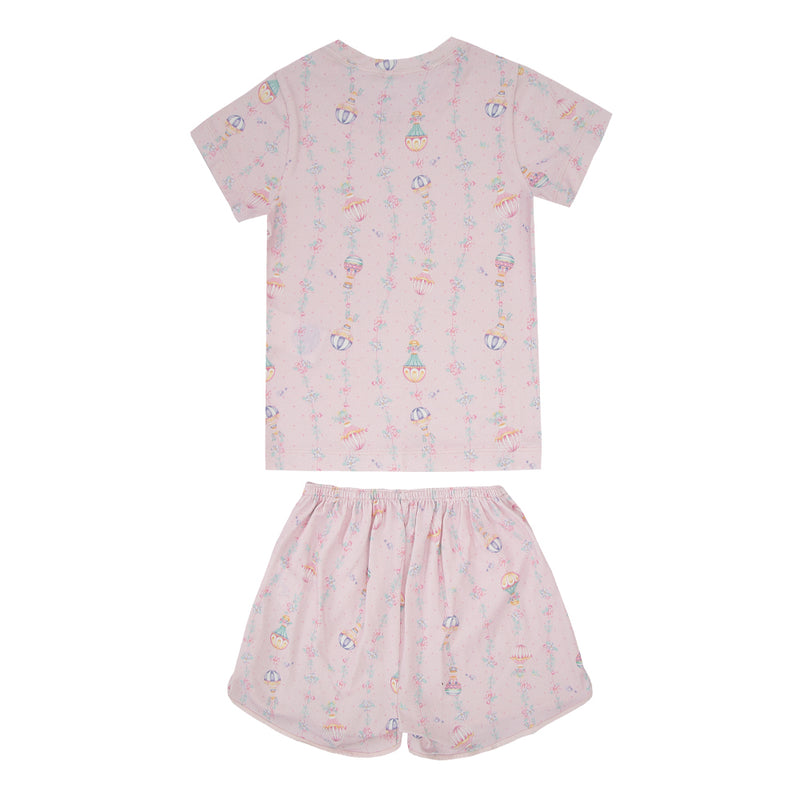 Conjunto Infantil Feminino Paraiso Home Comfort Manga Curta - Image 8
