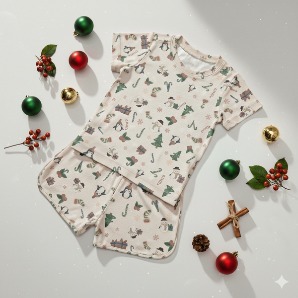 Conjunto Infantil Feminino Paraiso Home Comfort Manga Curta