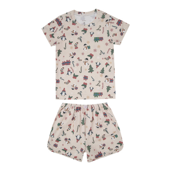 Conjunto Infantil Feminino Paraiso Home Comfort Manga Curta