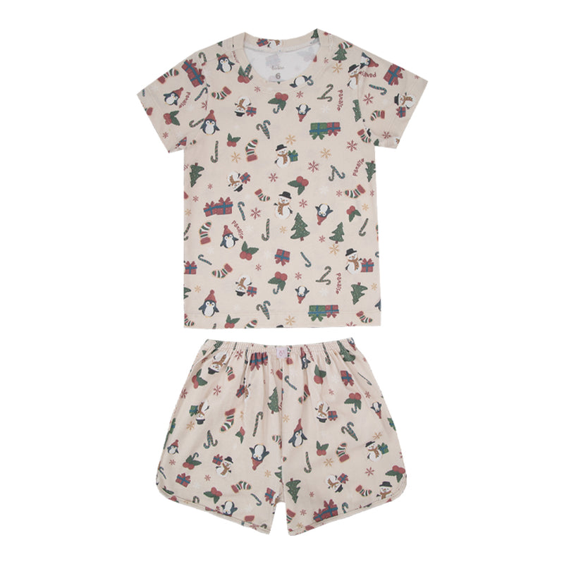 Conjunto Infantil Feminino Paraiso Home Comfort Manga Curta - Image 2