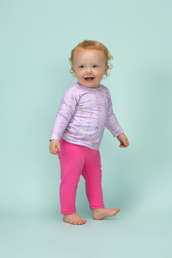 Conjunto Feminino Paraiso Home Manga Longa Conforto Infantil Verão